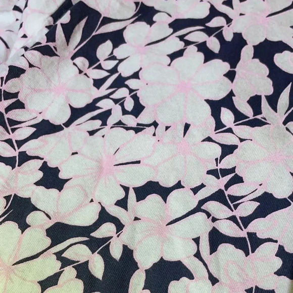 SAKS FIFTH AVENUE MODERN FIT FLORAL PRINT MENS T SHIRT L WHITE/PINK MULTI - Picture 8 of 10